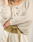 La Bottega di Brunella Top Camicia Zolla - Garzata Nero - LUXAMORE -Tops-La Bottega di Brunella Camicia Zolla – Nero handcrafted linen tops made in Italy. Ethically woven with natural fibers. Explore La Bottega di Brunella’s linen tops.