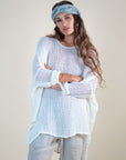 La Bottega di Brunella Top Maglia Bonta - Campagna Latte - LUXAMORE -Tops-La Bottega di Brunella Maglia Bontà – latte handcrafted linen tops made in Italy. Ethically woven with natural fibers. Explore La Bottega di Brunella’s linen tops.