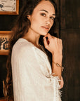 La Bottega di Brunella Top Maglia Corsara - Campagna latte - LUXAMORE -Tops-La Bottega di Brunella Maglia Corsara Latte – handcrafted linen tops made in Italy. Ethically woven with natural fibers. Explore La Bottega di Brunella’s linen tops today.