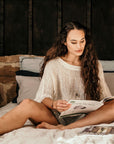 La Bottega di Brunella Top Maglia Corsara - Campagna latte - LUXAMORE -Tops-La Bottega di Brunella Maglia Corsara Latte – handcrafted linen tops made in Italy. Ethically woven with natural fibers. Explore La Bottega di Brunella’s linen tops today.