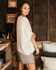 La Bottega di Brunella Top Maglia Corsara - Campagna latte - LUXAMORE -Tops-La Bottega di Brunella Maglia Corsara Latte – handcrafted linen tops made in Italy. Ethically woven with natural fibers. Explore La Bottega di Brunella’s linen tops today.