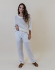 La Bottega di Brunella Top Maglia Corsara - Campagna latte - LUXAMORE -Tops-La Bottega di Brunella Maglia Corsara Latte – handcrafted linen tops made in Italy. Ethically woven with natural fibers. Explore La Bottega di Brunella’s linen tops today.