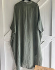 Made in Italy Resort Linen Kaftan Caramel - LUXAMORE -Dress-Elegant Italian made linen dress with an oversized kaftan fit. Lightweight, breathable, and perfect for effortless style all year round.