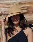 Made in Mada Hat ELYA TAN LEATHER LUXAMORE