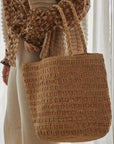 Made in Mada Vony Bag - LUXAMORE -Bag-Made in Mada Vony Bag Mada in Mada's signature tote bag with A fusion between raffia and leather. Shop Made in Mada's bags at Luxamore