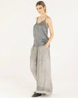 Sanctamuerte Cami Top Silver Pearl LUXAMORE