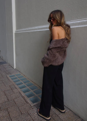 Mode & Affaire Celeste Fur Jacket In Portobello