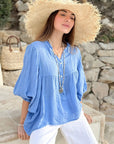 Bypias Alice Linen Shirt - Blue