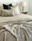 Eadie Lifestyle Mayla Linen Throw Natural