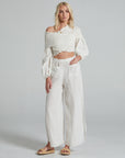 Estilo Emporio Gidget Top - LUXAMORE -Tops-The Gidget Top and it's distinctive blouson sleeves: Woven from premium linen this elasticised top can be worn on or off the shoulder. Shop the Gidget Top, back-by-popular-demand. Our favourite top for this summer! It’s versatile and easy to wear. Made in Italy 100% Italian linen