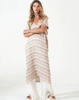 Estilo Emporio Zaza Linen Dress - Marrakesh - LUXAMORE -Dress-Estilo Emporio Zaza Linen Dress, 100% linen made in Positano. This versatile piece features chic side slits and a flattering V-neckline. Shop Linen Dresses