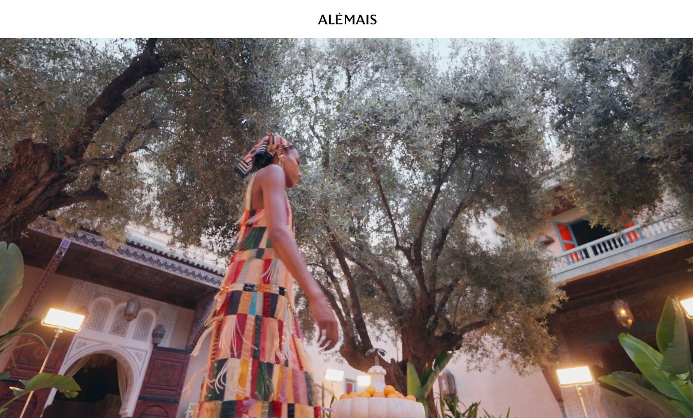 Elegant Alemais event-ready dress in a flowing silhouette, perfect for weddings, parties, and special occasions.