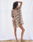 Estilo Emporio Cuadra Top + Dress Pescatore Sky Blue Chocolate