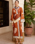 Alemais Soleil D'amour Silk Shirtdress