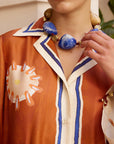 Alemais Soleil D'amour Silk Shirtdress