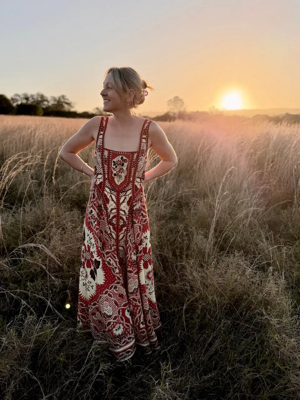 ALÉMAIS Kenny Midi Dress Reduced impact LUXAMORE