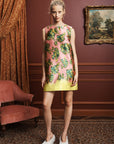 Mini dress: ALÉMAIS Faye Mini Dress featuring a multi-toned artisan pattern