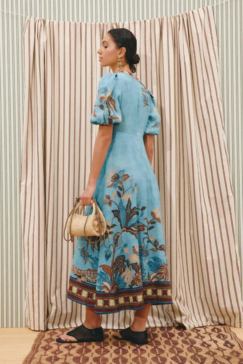 ALÉMAIS Georgie Midi Dress LUXAMORE  