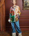 ALEMAIS MLAK Silk Shirt sustainably made artist collab MLAK prefall 26 LUXAMORE  