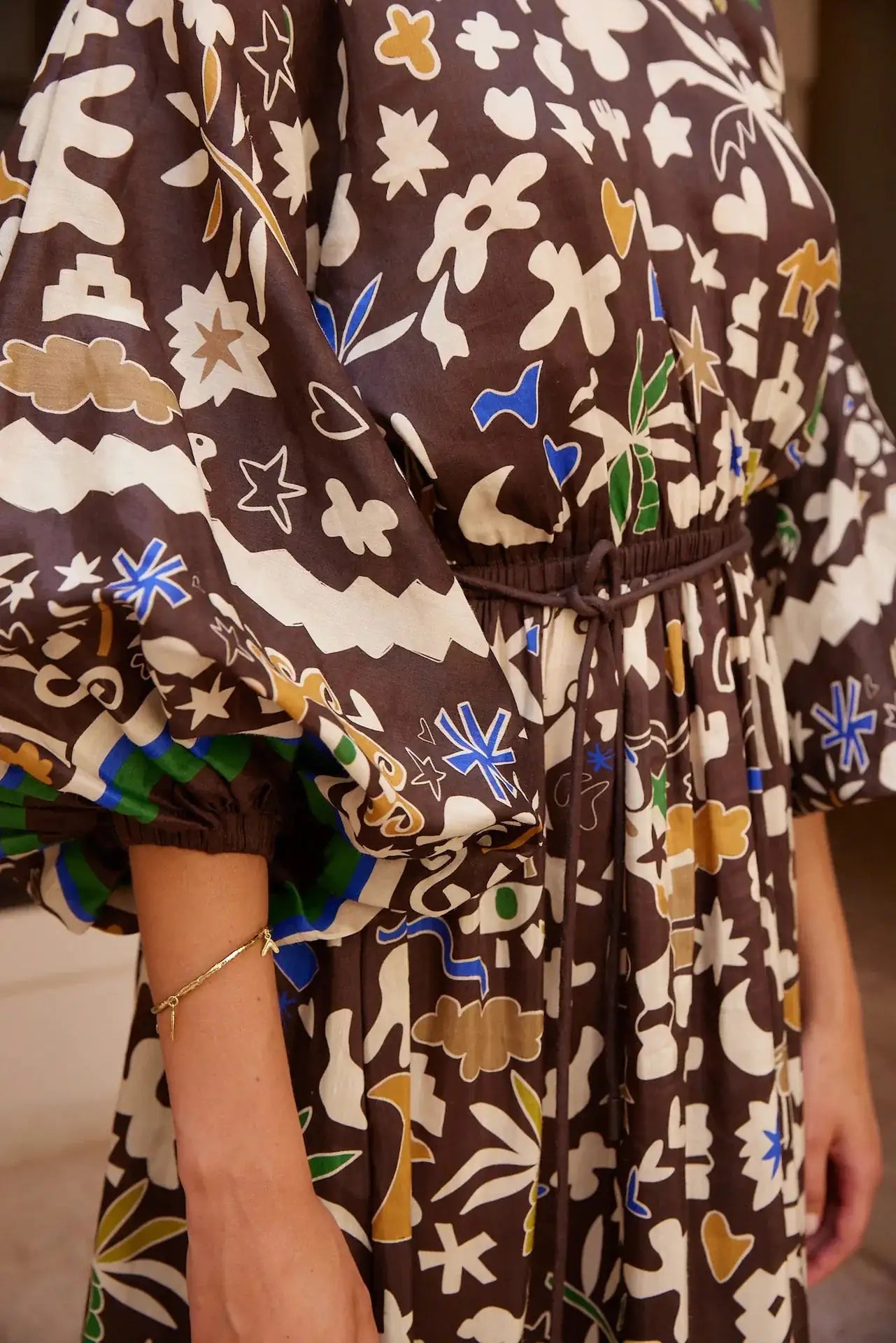 ALEMAIS Maroc Midi Dress LUXAMORE  