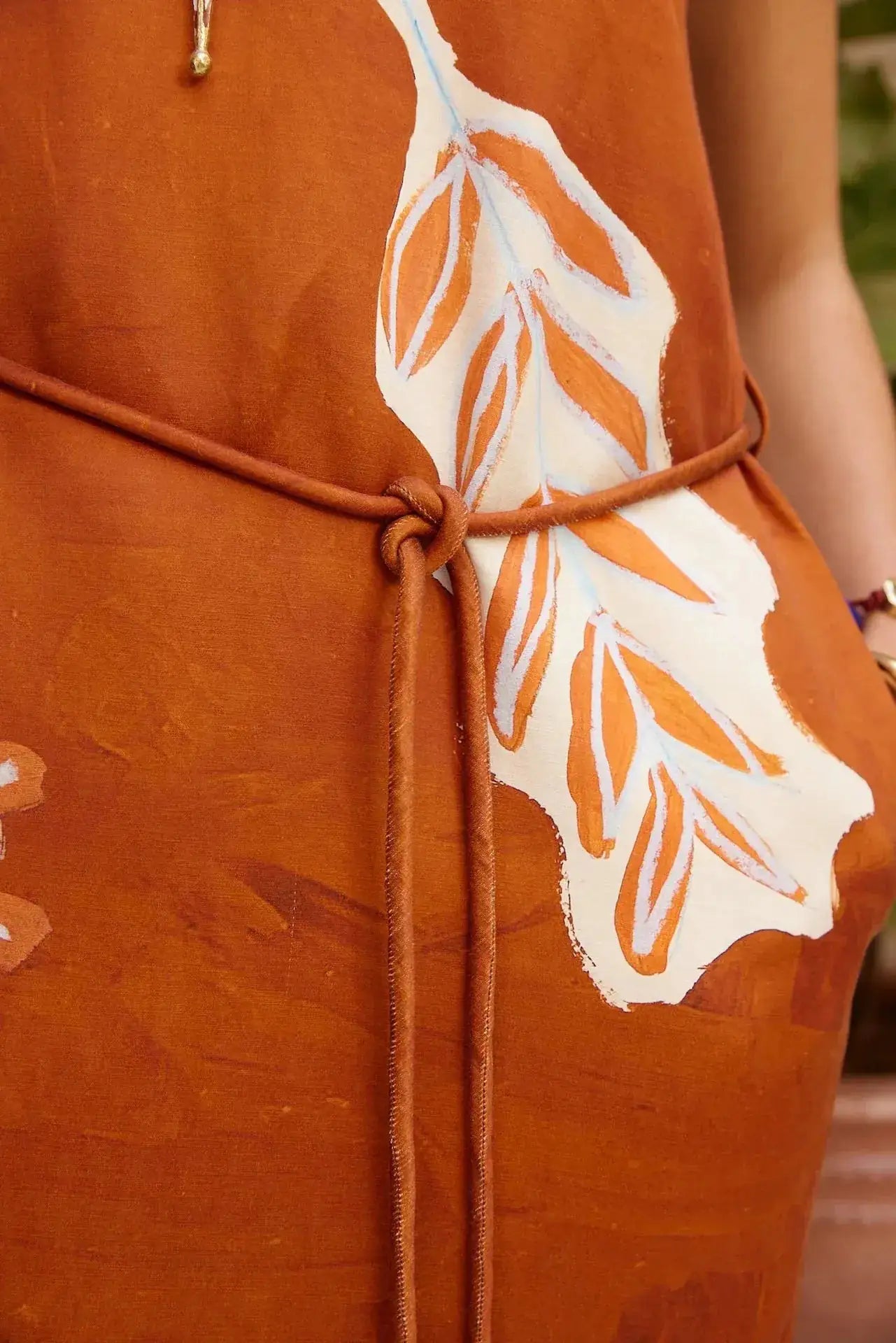 ALEMAIS Soleil D'amour Silk Midi Dress LUXAMORE  