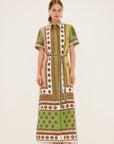 Woman Wearing Alemais Contina Shirt Dress - Dress LUXAMORE