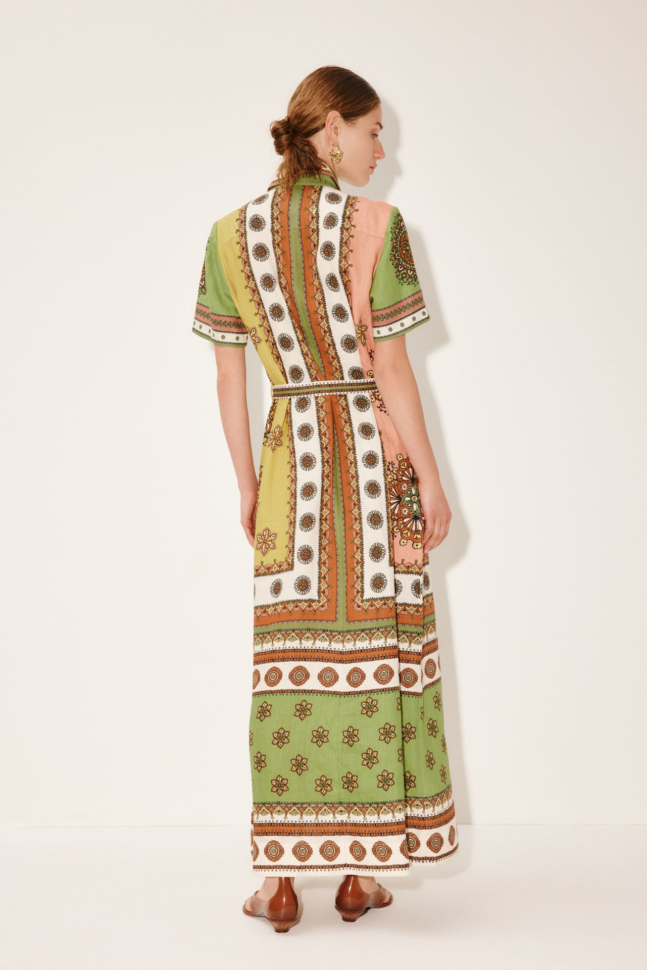 Woman Wearing Alemais Contina Shirt Dress - Dress LUXAMORE