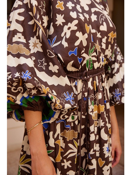 Alemais Maroc Midi Dress - LUXAMORE -Dress-