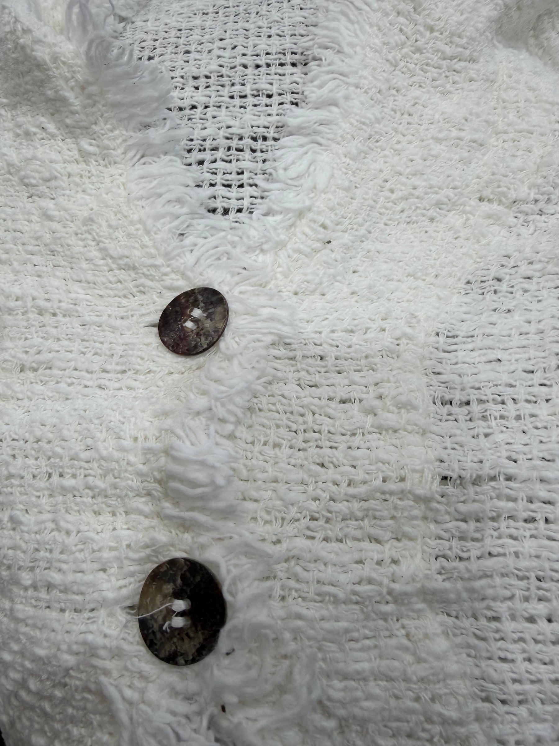 Alemais Sustainable Florence-Shirt close up worn by model LUXAMORE