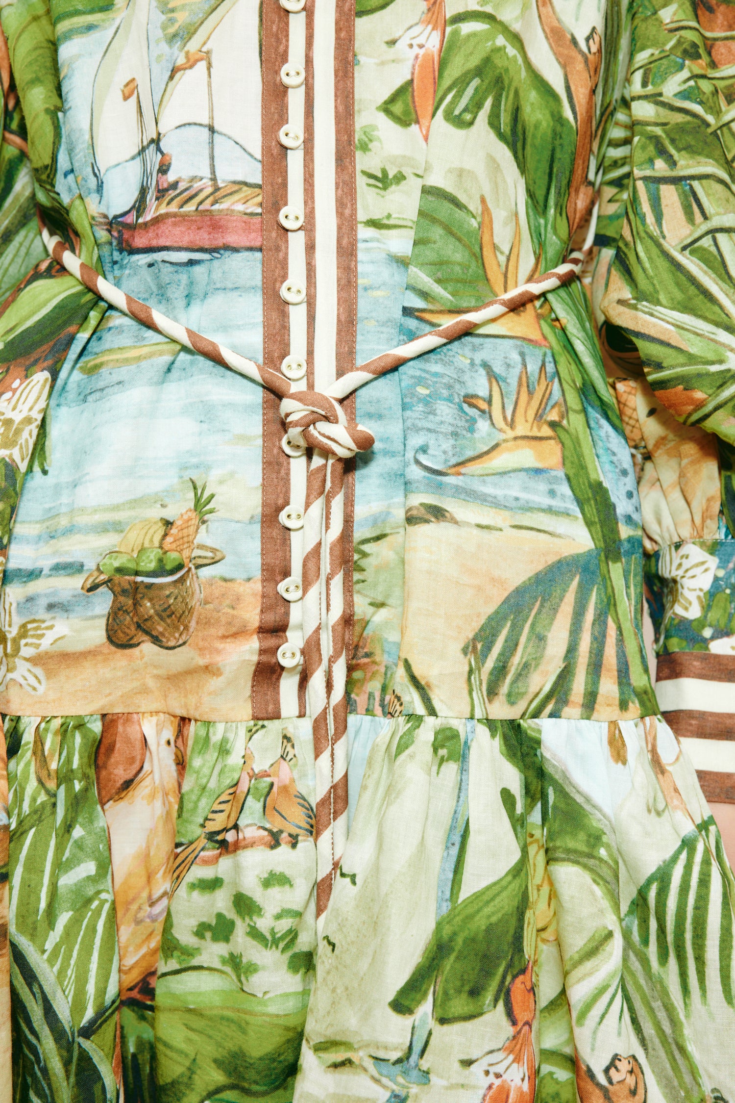 Close up of print Alemais Toucan Tango Mini LUXAMORE 