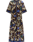 Alemais Jasper Shirtdress Floral patterned dress on a white background