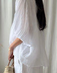 Bypias Alice Linen Shirt - White LUXAMORE  
