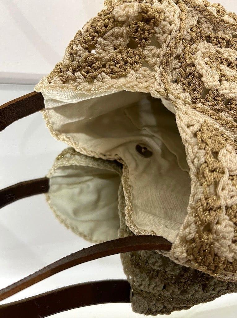Crochet Bag - Gold LUXAMORE  