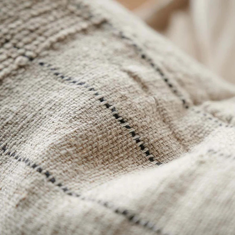Eadie Lifestyle Mayla Linen Cushion Natural - LUXAMORE -Cushion-Eadie Lifestyle Mayla Linen Cushion Natural oozes comfort and warmth with its divine tactility. A welcome addition to our much loved Handwoven collection.