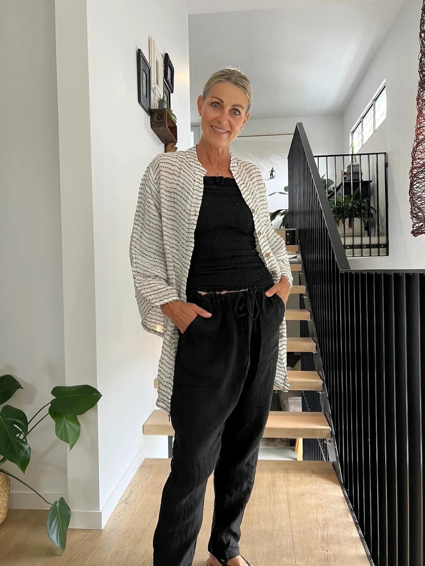 Estilo Emoporio Manta Mini Linen Dress LUXAMORE  