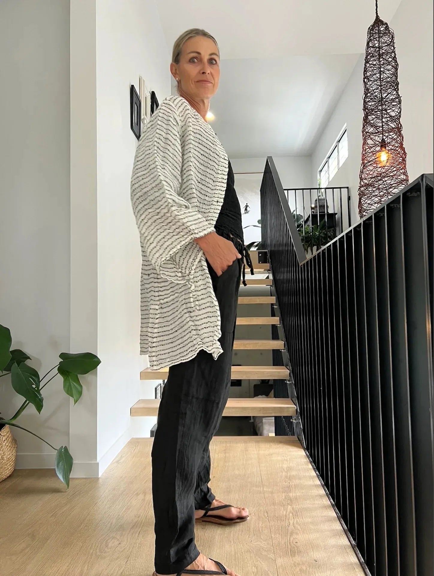 Estilo Emoporio Manta Mini Linen Dress LUXAMORE  