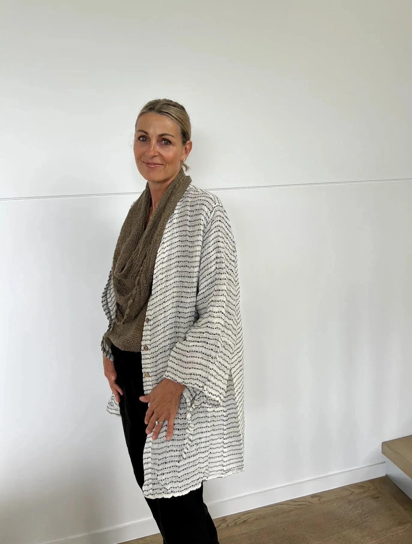 Estilo Emoporio Manta Mini Linen Dress LUXAMORE  