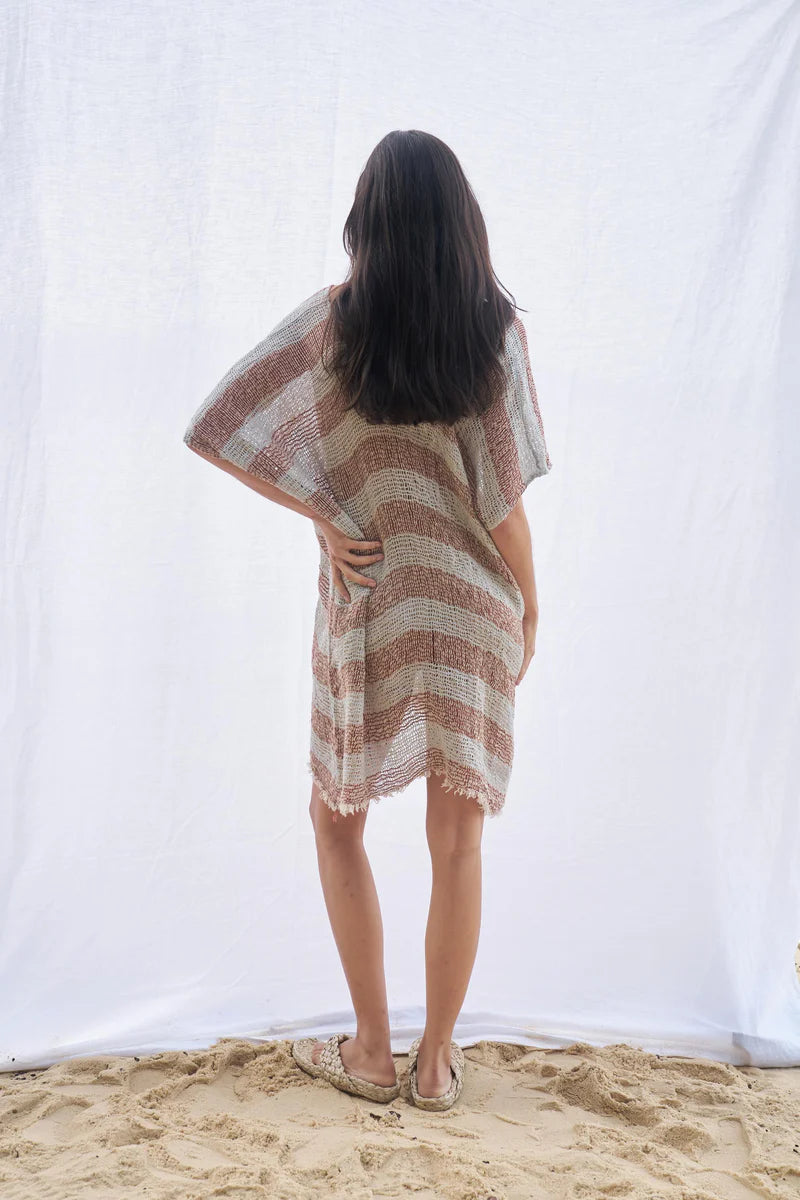 Estilo Emporio Cuadra Top + Dress Pescatore Sky Blue Chocolate - LUXAMORE -Dress-