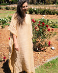 Woman Wearing Exclusive: Estilo Emporio Polla Maxi Kaftan - Pappagallo Ora - Dress LUXAMORE