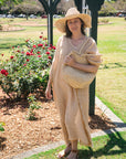 Woman Wearing Exclusive: Estilo Emporio Polla Maxi Kaftan - Pappagallo Ora - Dress LUXAMORE
