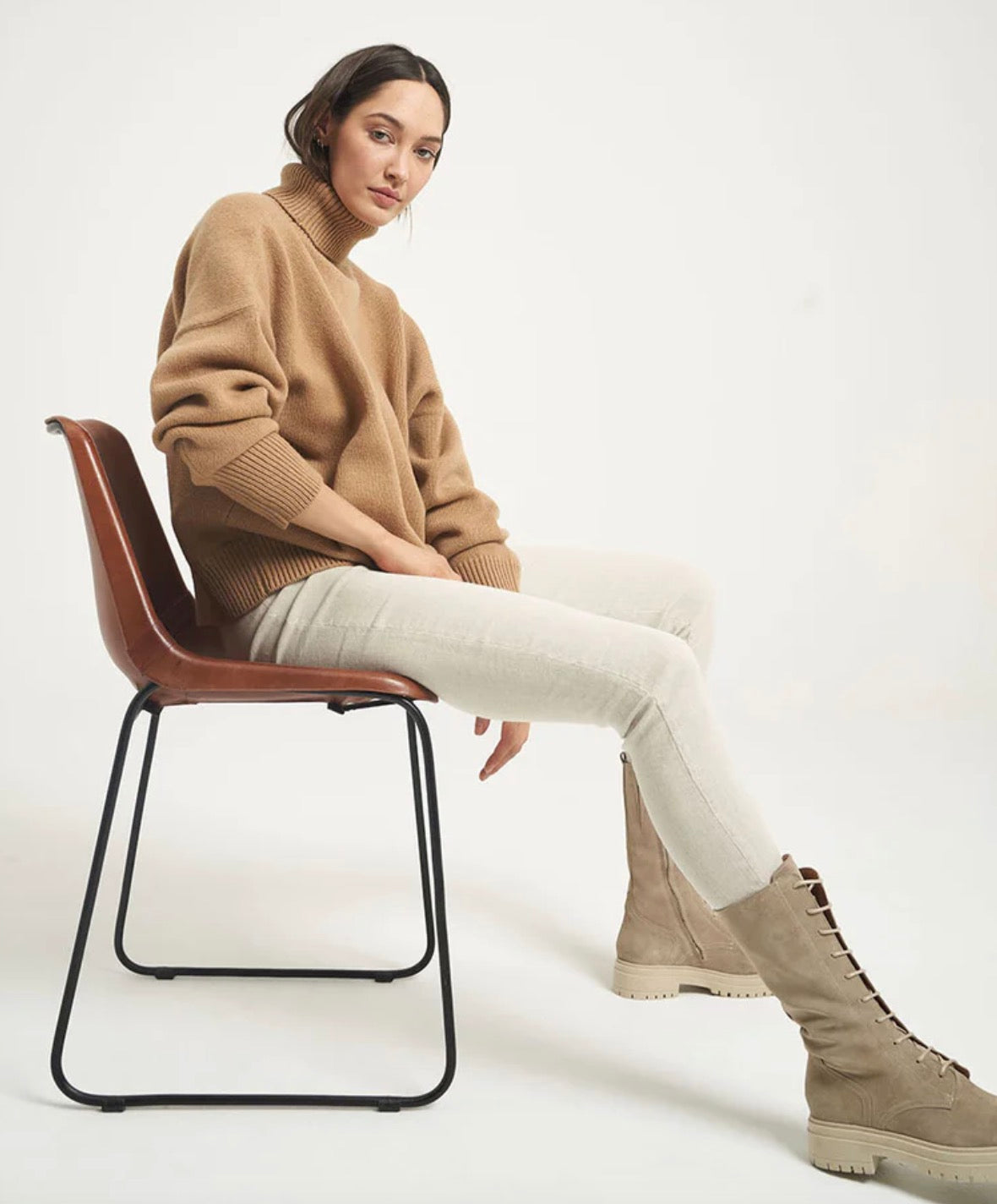 Estilo Emporio Linen Stretch Pant - Natural - LUXAMORE -Pants-
