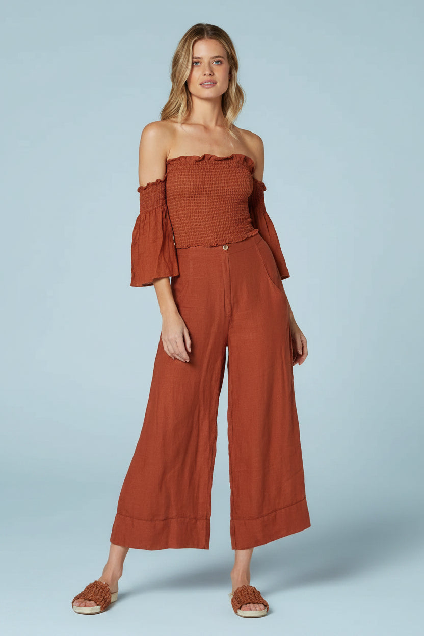 Estilo Emporio Fiorella Top - Rust LUXAMORE  