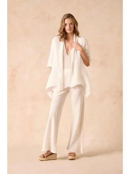 Woman Wearing Estilo Emporio Greco Top - Top LUXAMORE