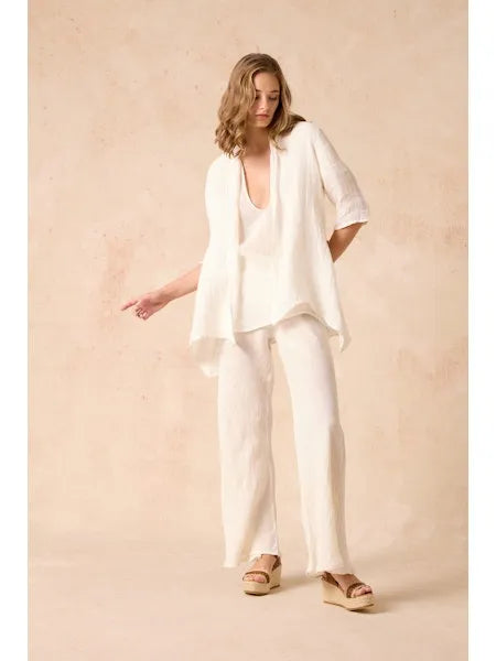 Woman Wearing Estilo Emporio Greco Top - Top LUXAMORE