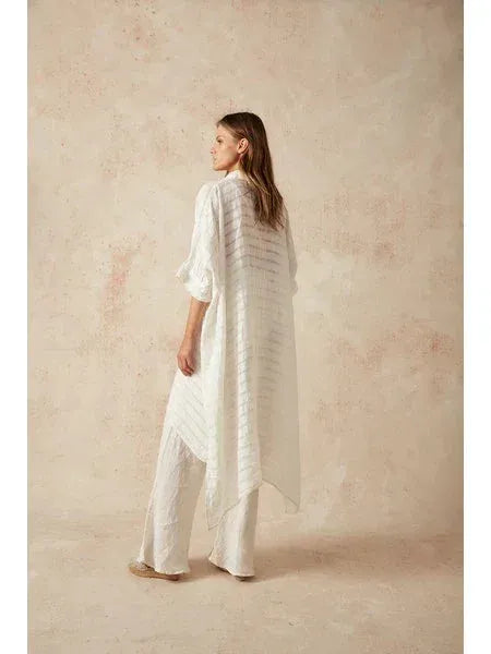 Estilo Emporio La Cota Cover Up Linen Dress LUXAMORE  