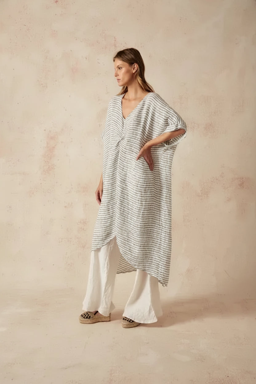 Estilo Emporio La Vista Linen Dress - Binario LUXAMORE  