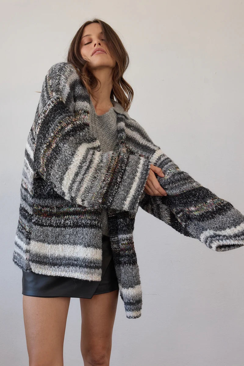 Estilo Emporio Luella Cardigan - Black Multi
