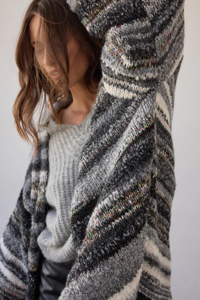 Estilo Emporio Luella Cardigan - Black Multi