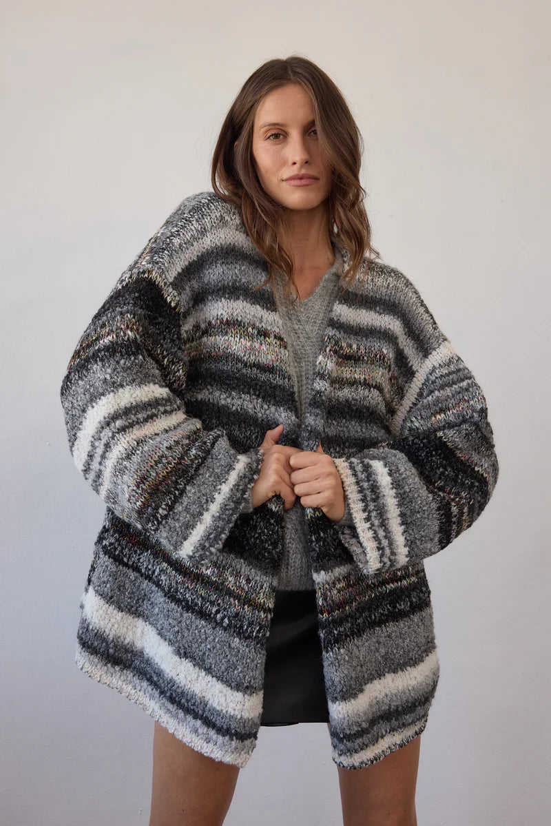 Estilo Emporio Luella Cardigan - Black Multi