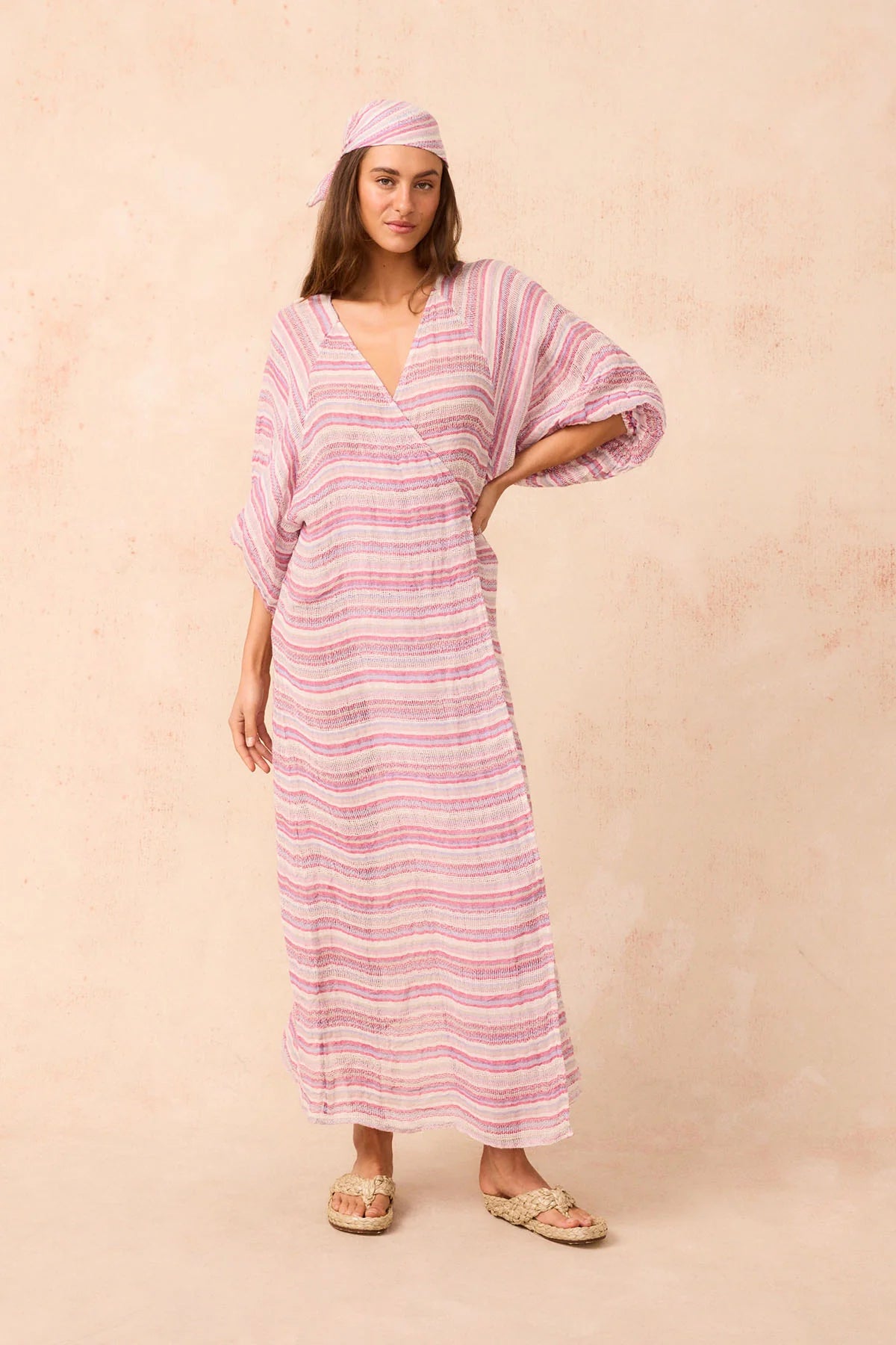 women wearing Exclusive Estilo Emporio Maxi Ainu Dress - Vagabond Dress LUXAMORE 